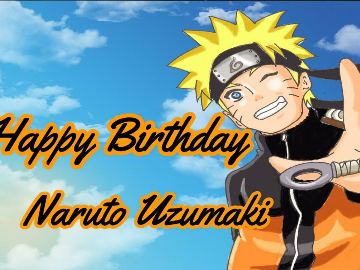 Naruto cumple años y la inteligencia artificial lo celebra con un pastel