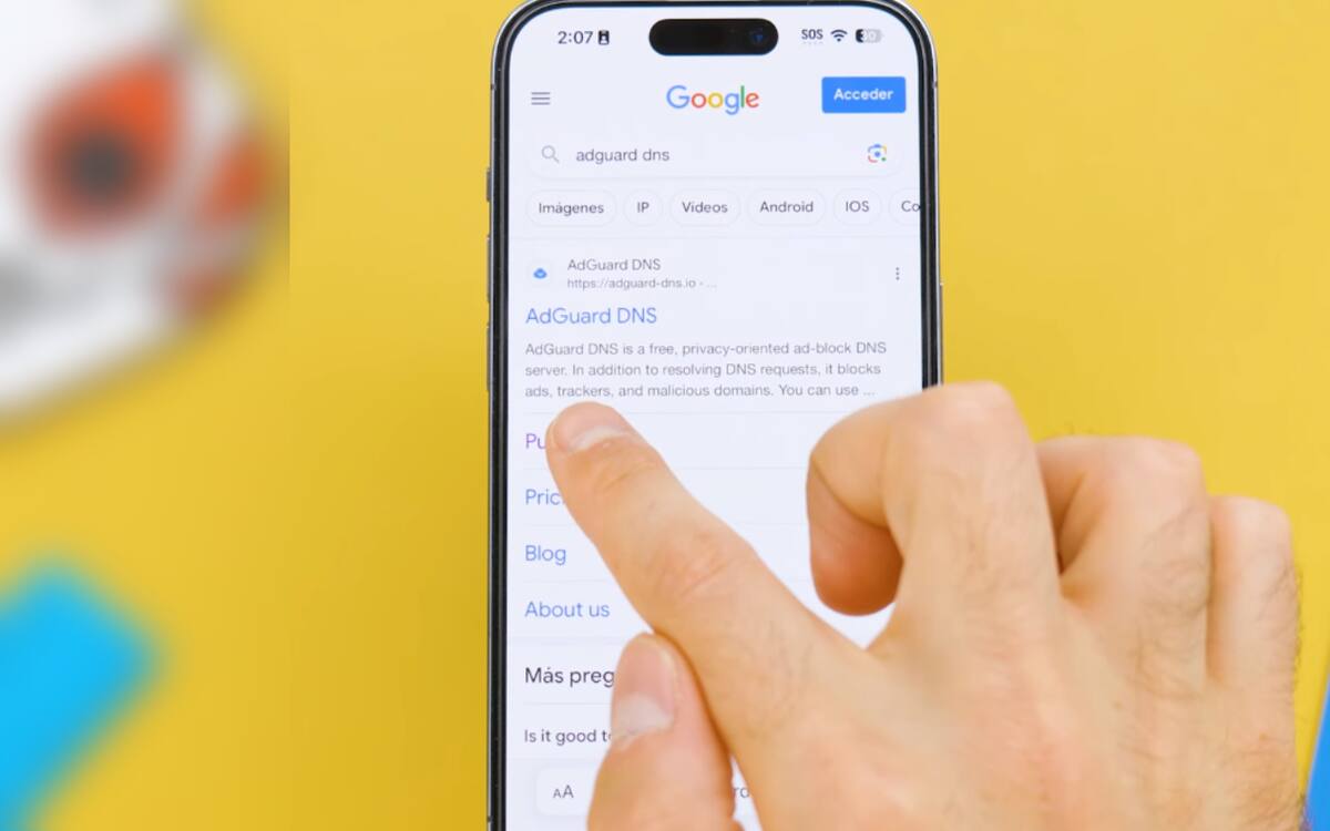 El DNS de AdGuard bloquea automáticamente los anuncios en aplicaciones y navegadores, mejorando tu experiencia de uso. Foto: Captura de pantalla.