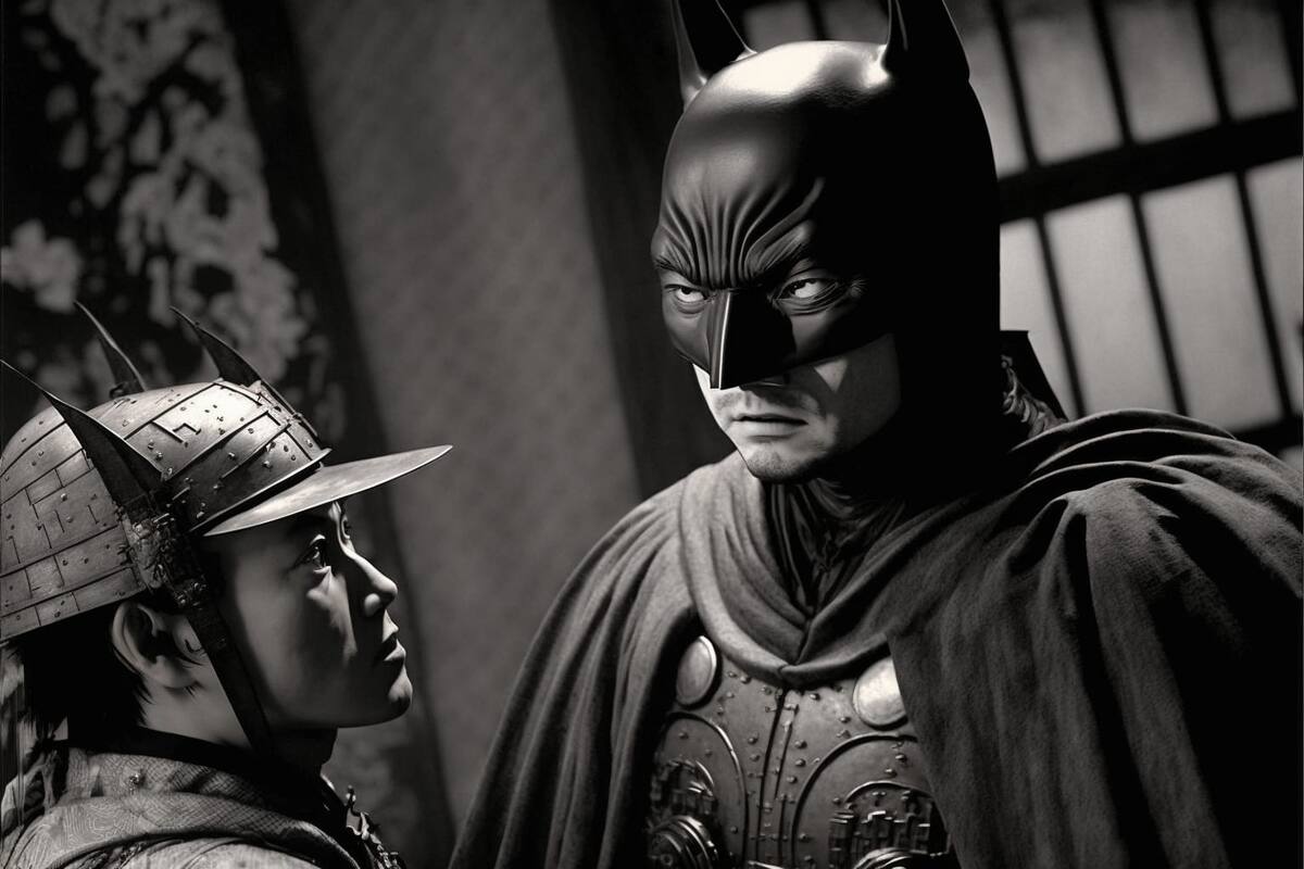 Batman en el estilo de Kurosawa