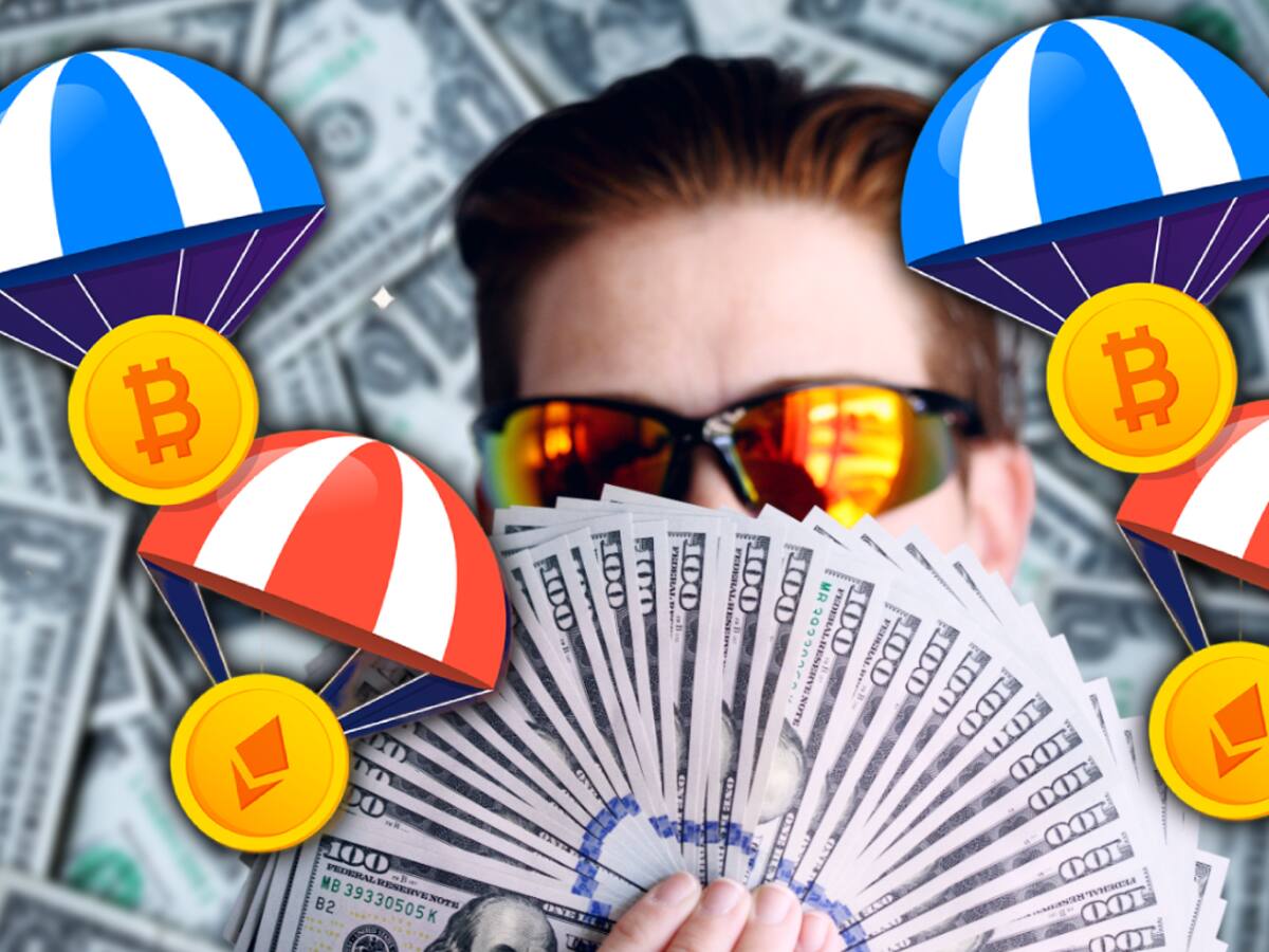 Cómo hacerte millonario a través de los Airdrops de criptomonedas