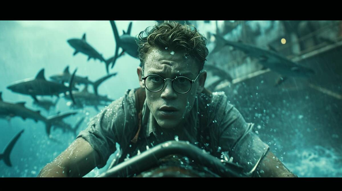 Milo entre los mares según una IA