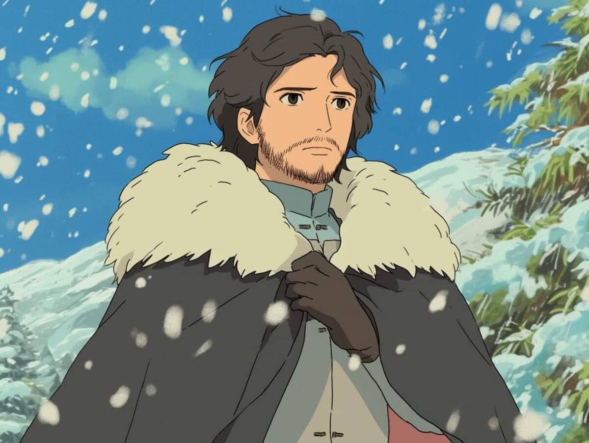 Jon Snow en estilo Ghibli