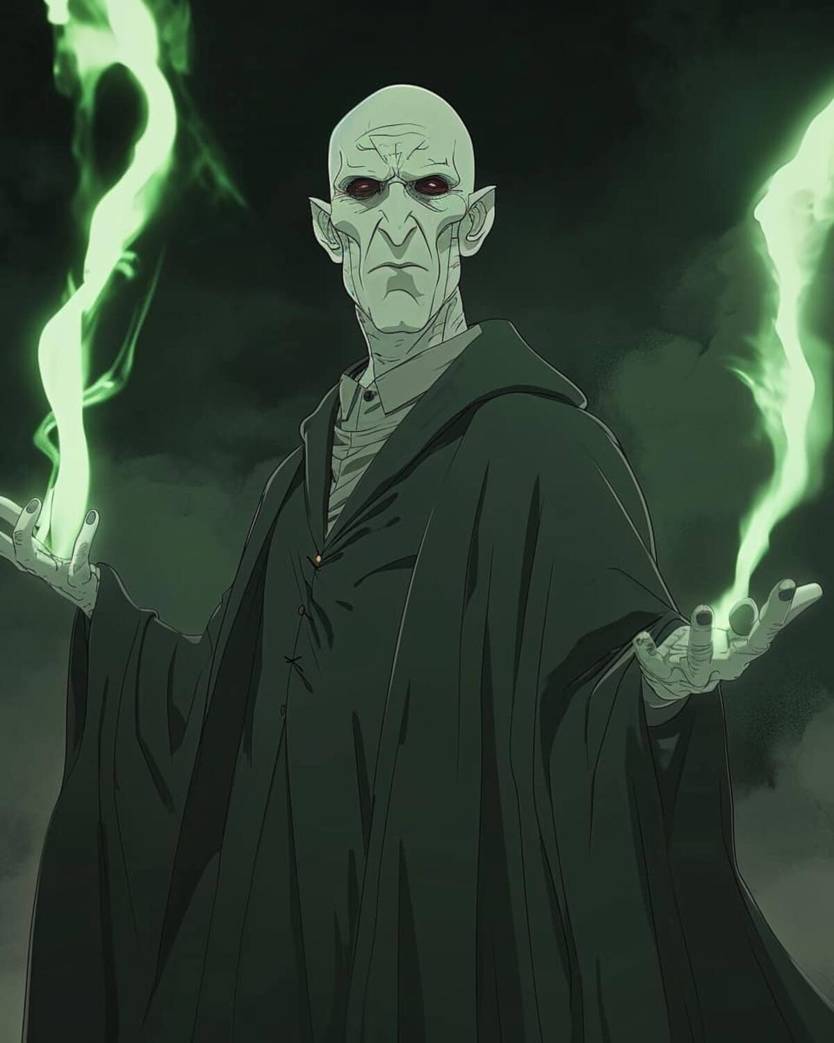 Voldermot en estilo Ghibli según una IA