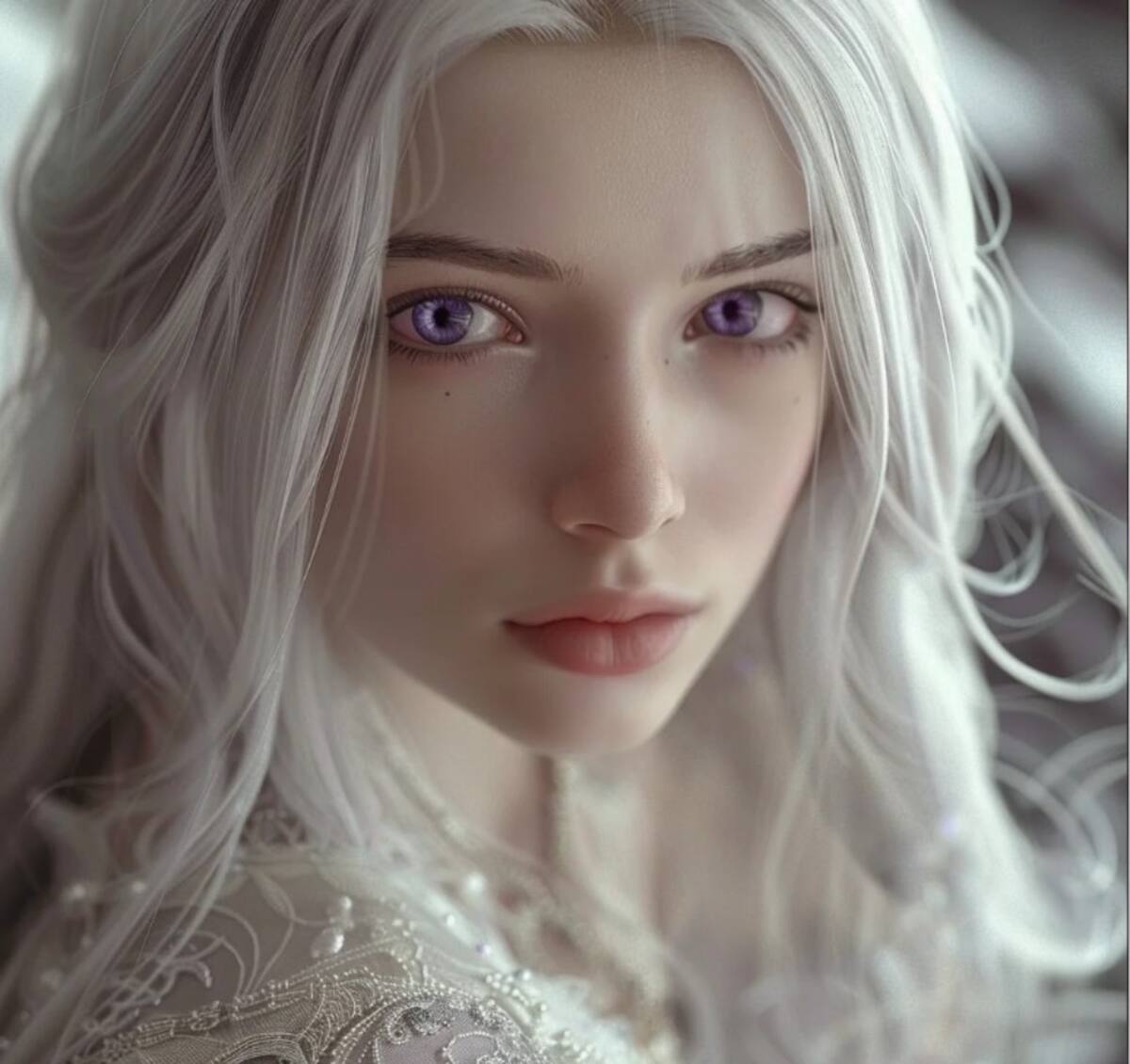 Estas representaciones destacan rasgos como la juventud de Daenerys y sus característicos ojos púrpuras, capturando la esencia del personaje original. Fuente: Midjourney