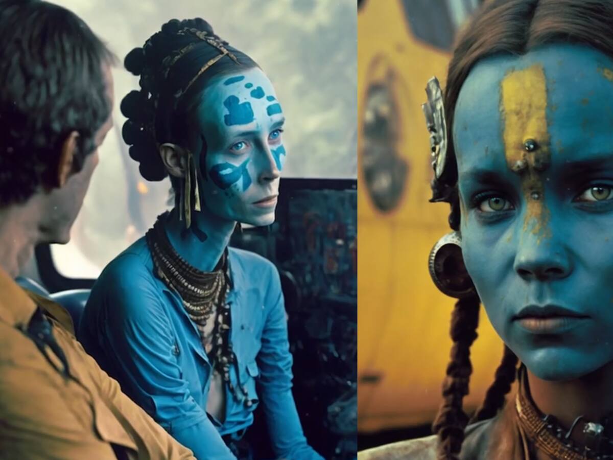 Así se vería "avatar" si hubiese sido grabada en los 70s según una inteligencia artificial