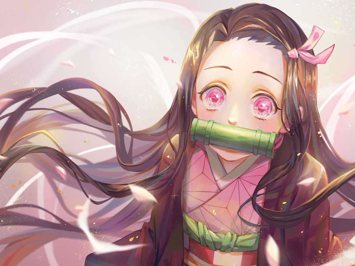 Nezuko Kamado de Kimetsu no Yaiba se convierte en estudiante gracias a la IA