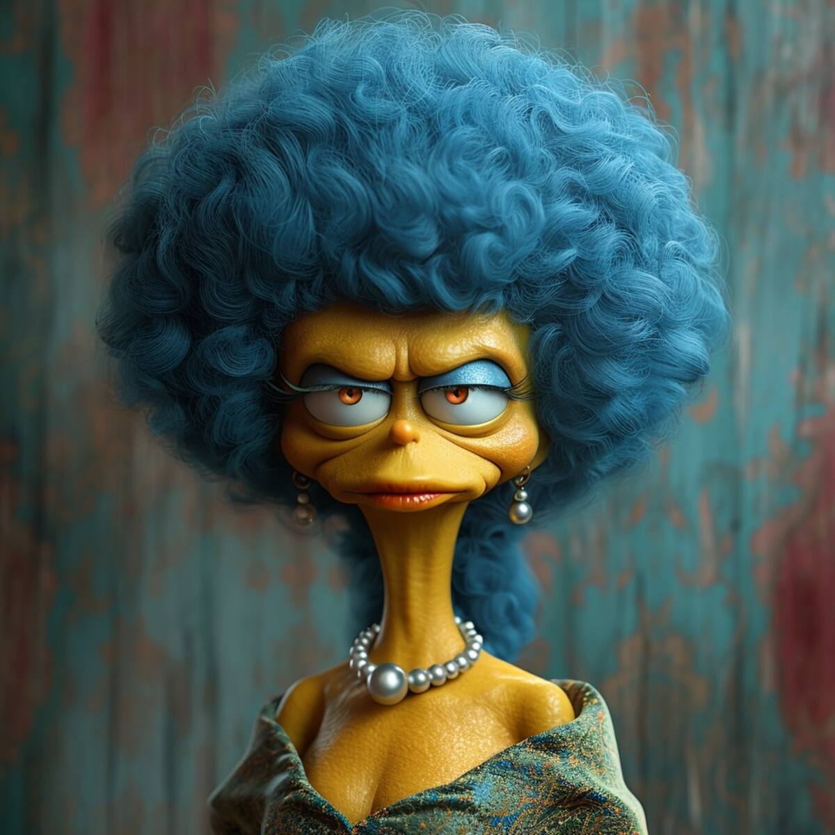 Marge Simpson según la IA