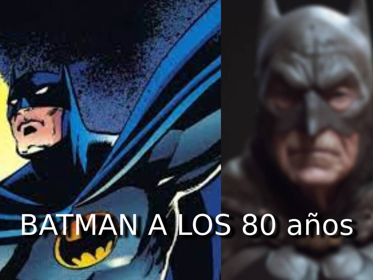 ¿Y si Batman tuviera 80 años?: Inteligencia artificial te muestra cómo se vería