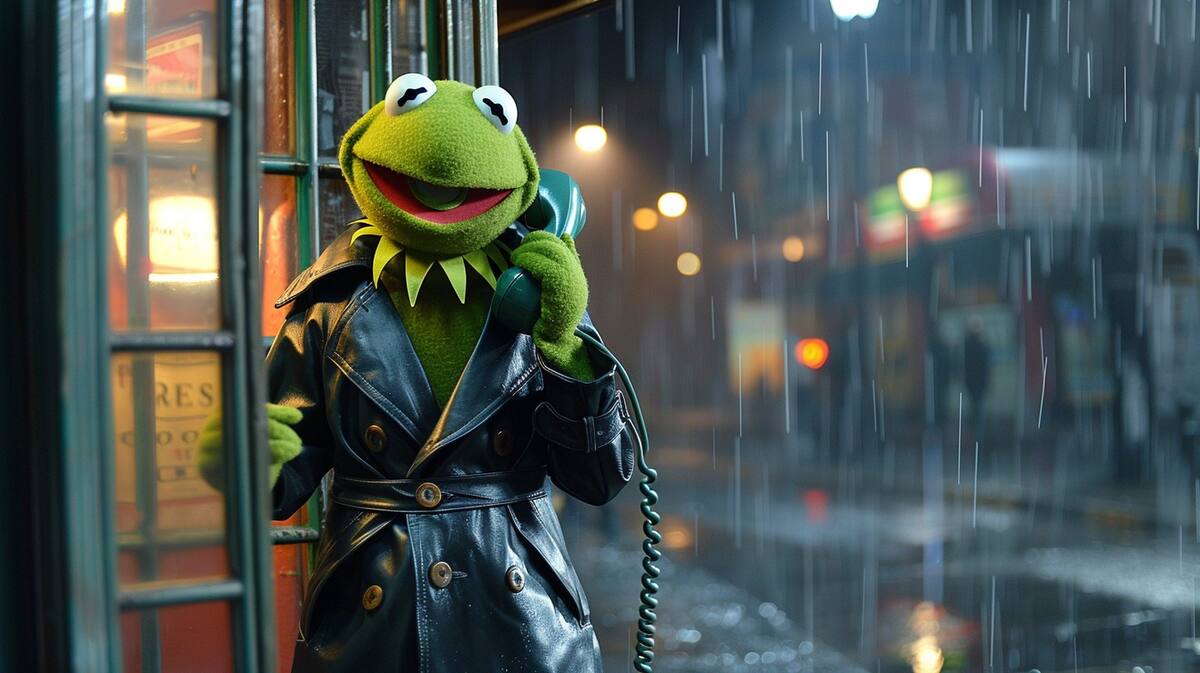 Muppets en estilo de Matrix según una IA