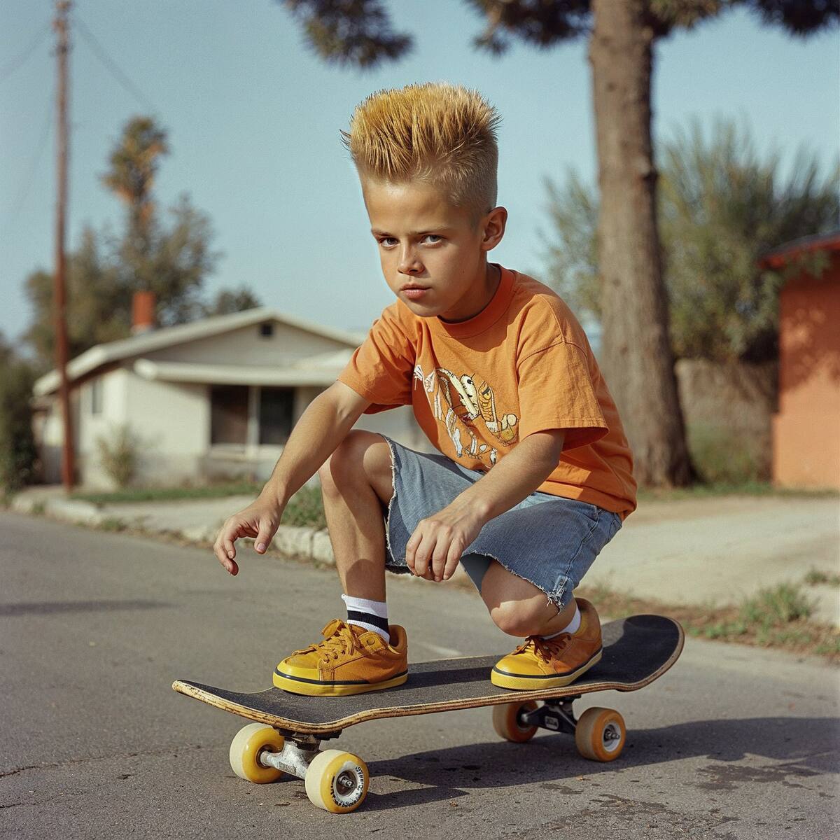 Bart simpson en la realidad según una IA