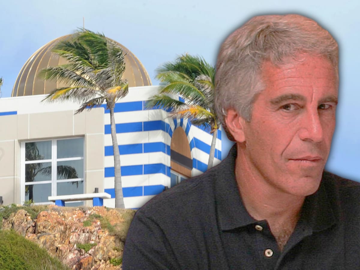 Así se veía el misterioso templo de Jeffrey Epstein en su isla privada, según inteligencia artificial