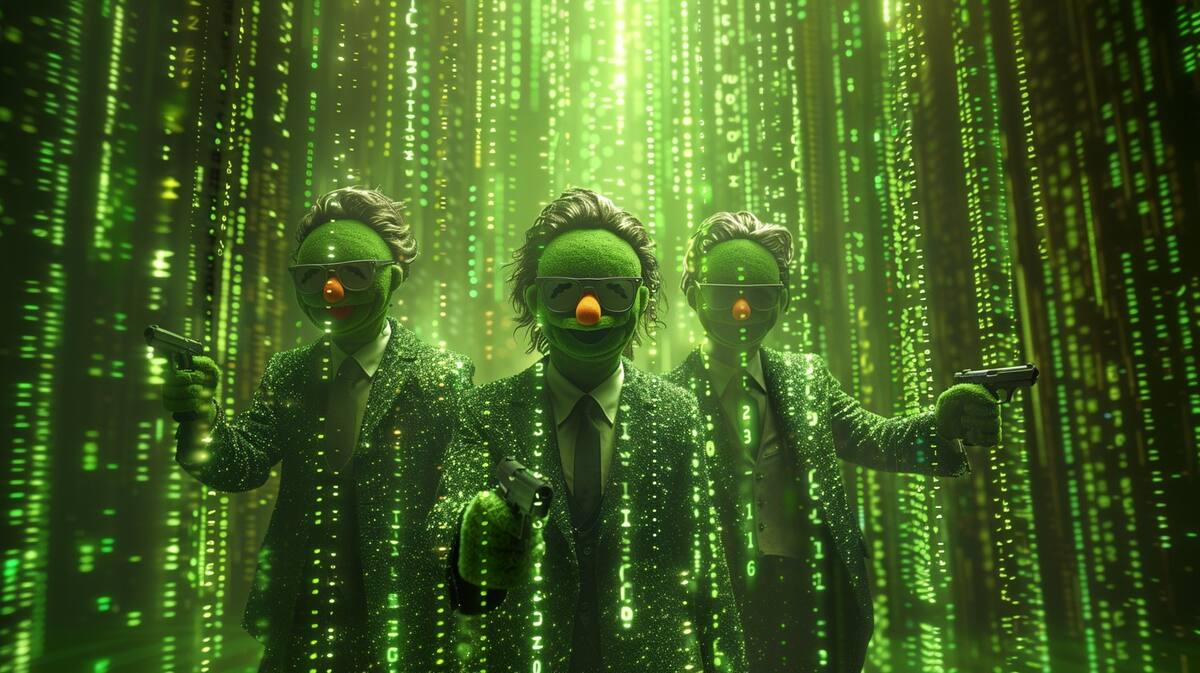 El Agente Smith en estilo de Muppets de Matrix según una IA