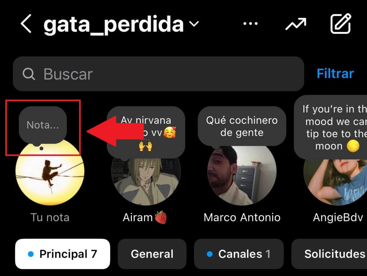 Instagram: Notas de video | Captura de pantalla