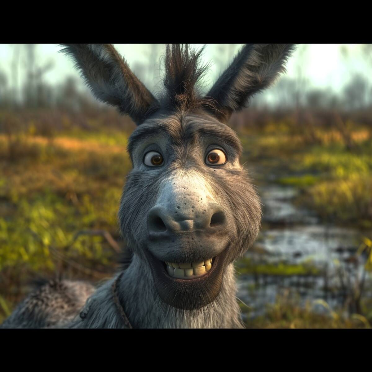 A lo largo de las películas de Shrek, Burro demuestra ser un romántico empedernido, incluso asesorando a Shrek en asuntos de amor y relaciones.