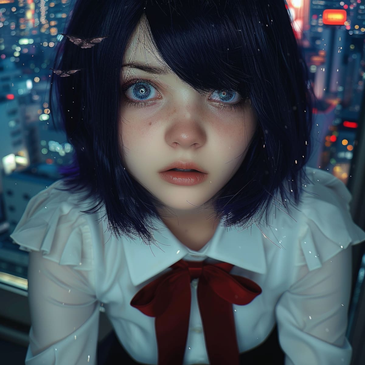 Touka es una ghoul con sangre humana, lo que le otorga una perspectiva única en el mundo de Tokyo Ghoul y la hace luchar con su identidad dual.