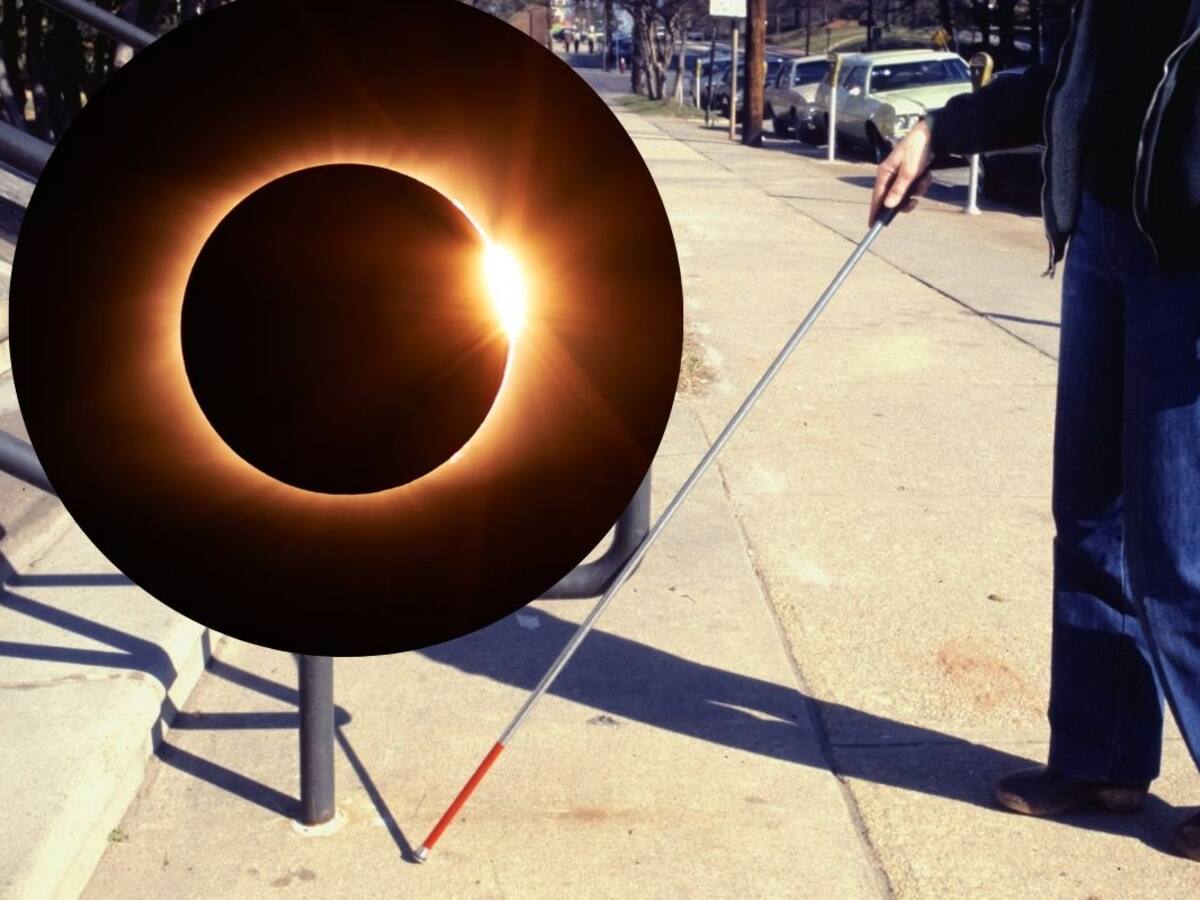 Así es como personas ciegas podrán sentir y escuchar el Eclipse Solar en abril 2024
