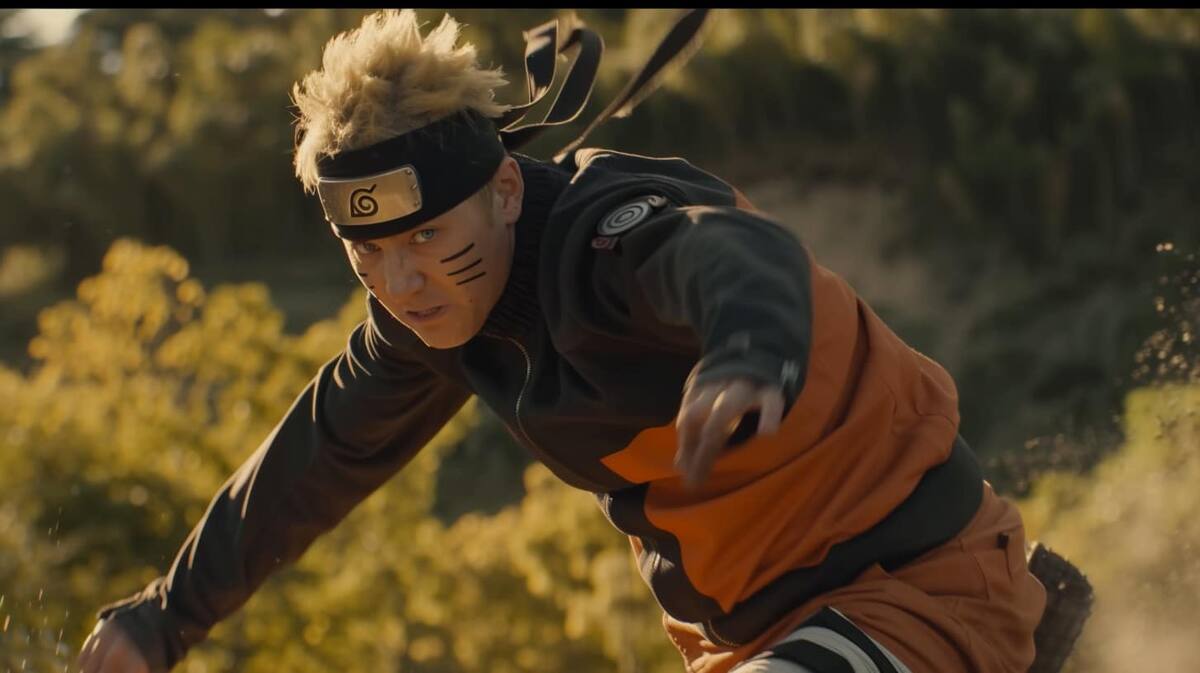 Naruto en el live action según una IA