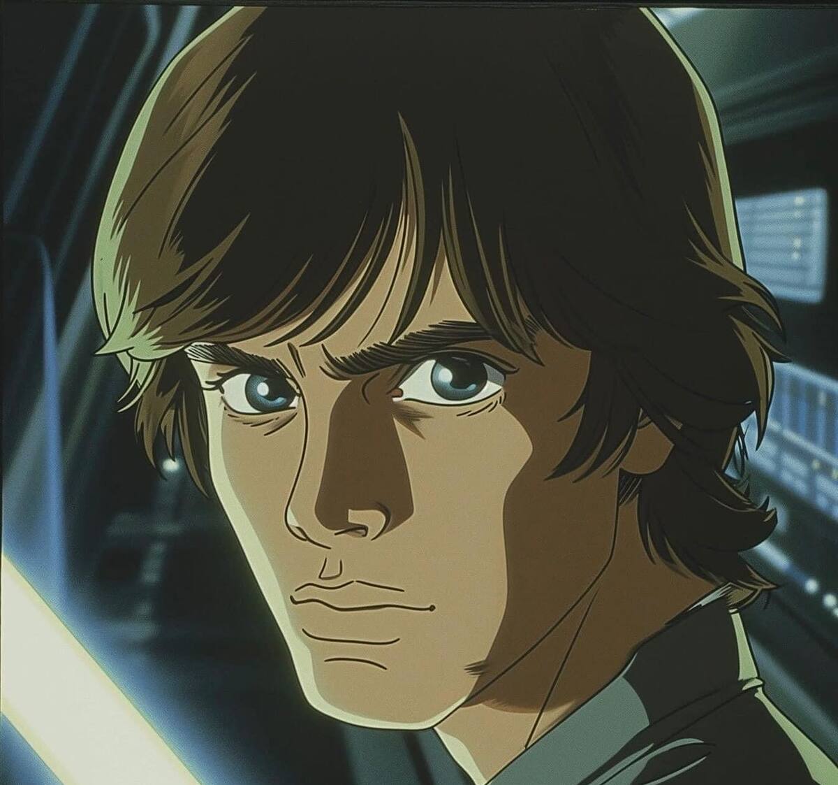 Luke en estiloasd Ghibli según una IA