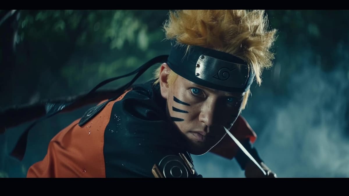 Naruto en versión realista según una IA
