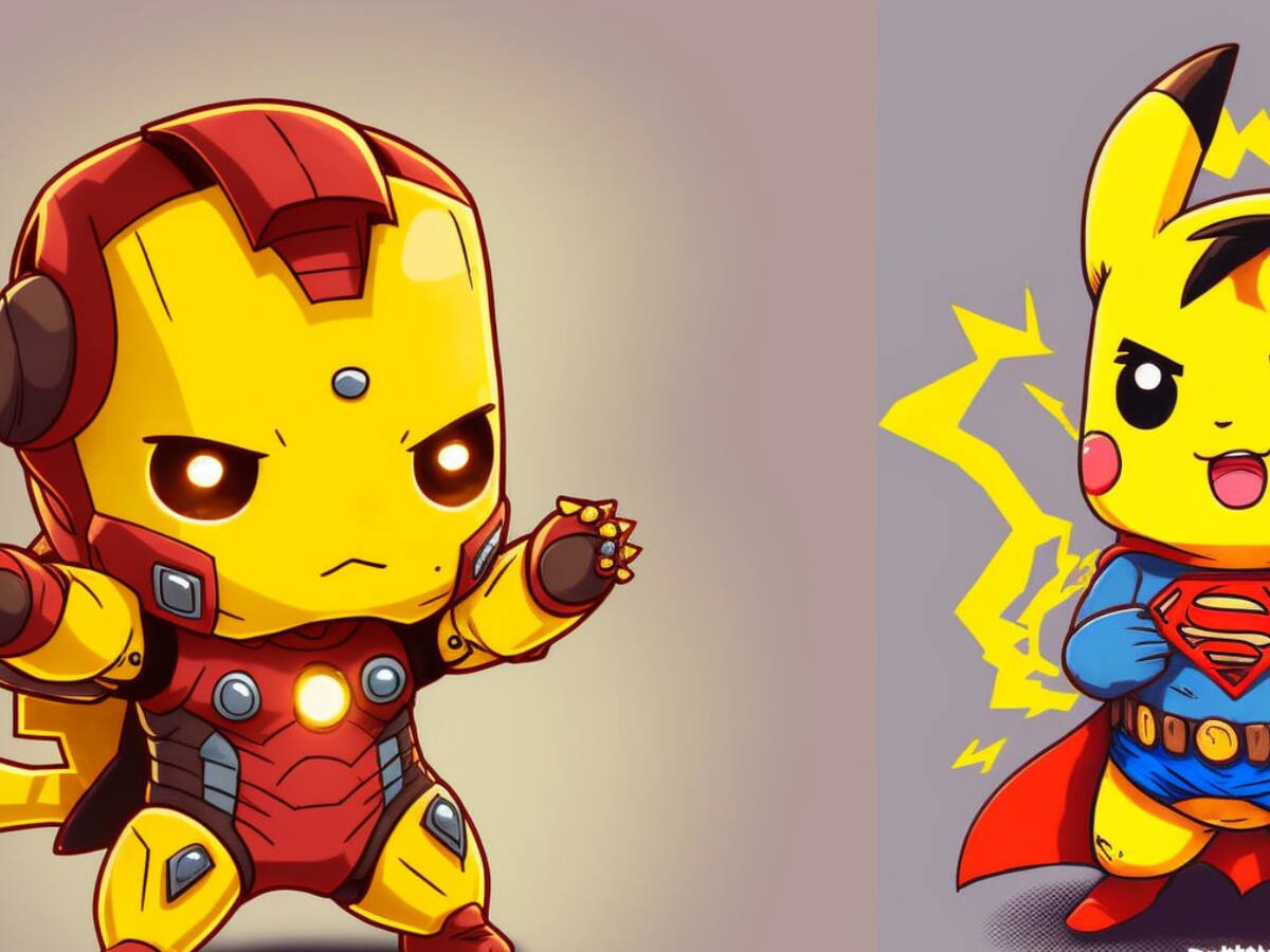 Así se vería Pikachu haciendo cosplay de personajes de comics según la inteligencia artificial