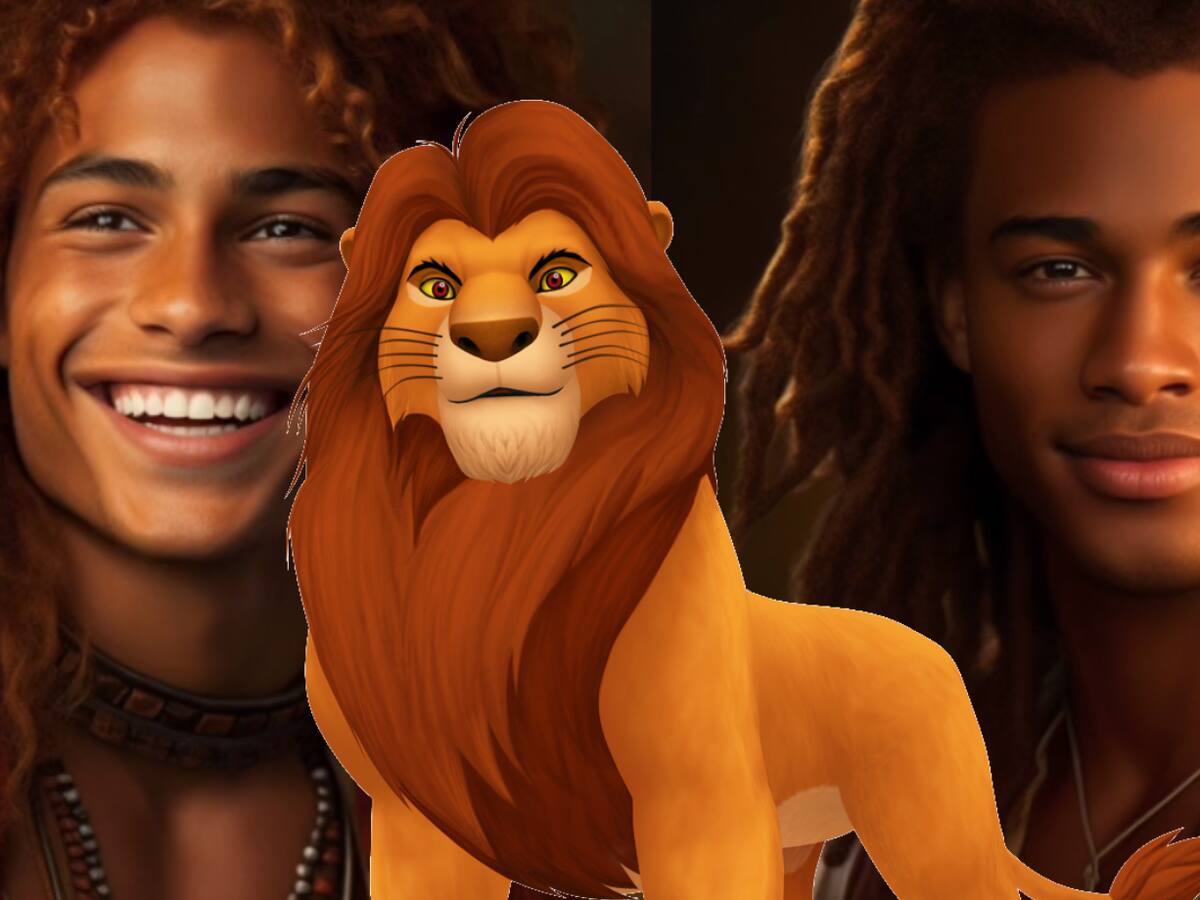 Así se vería Simba de "El Rey León" como un humano según una inteligencia artificial