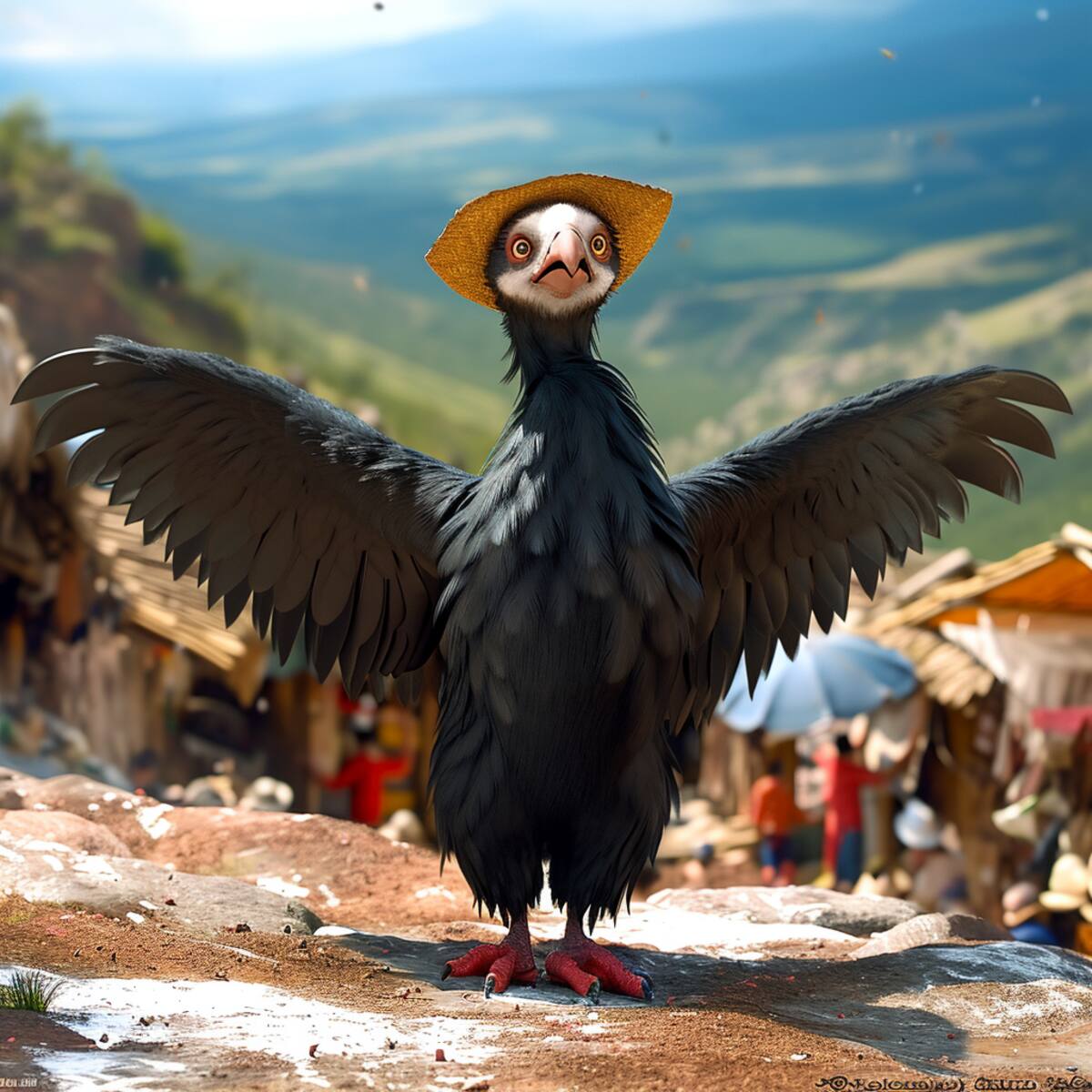 Condorito es reconocido por su distintiva expresión "¡Plop!", que suele exclamar cuando se sorprende o enfrenta un giro inesperado en la trama. Esta icónica expresión se ha vuelto sinónimo del personaje y es ampliamente reconocida en la cultura popular latinoamericana.
