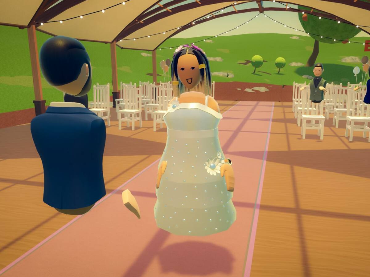 "Los declaro meta-marido y meta mujer": Esta pareja celebró su boda en el metaverso