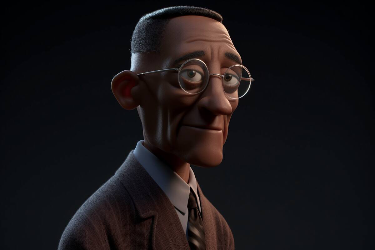 Gus en estilo Pixar según una IA