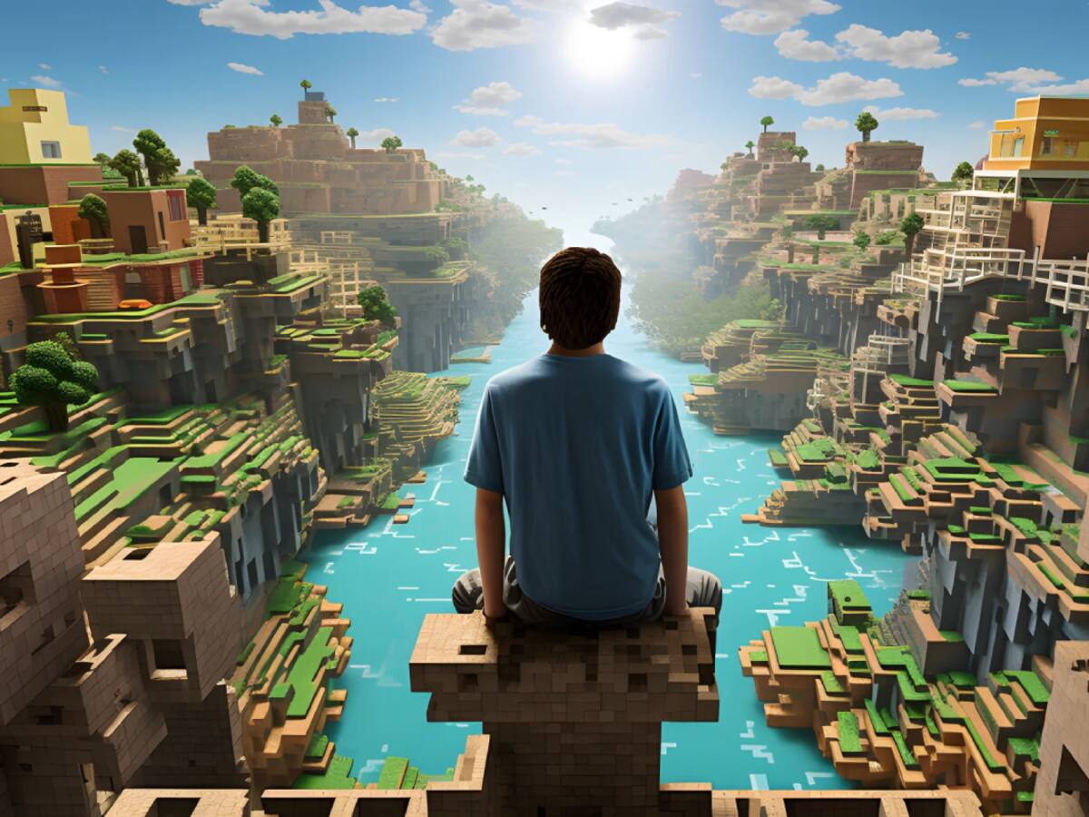 Así se vería Minecraft en el mundo real según inteligencia artificial