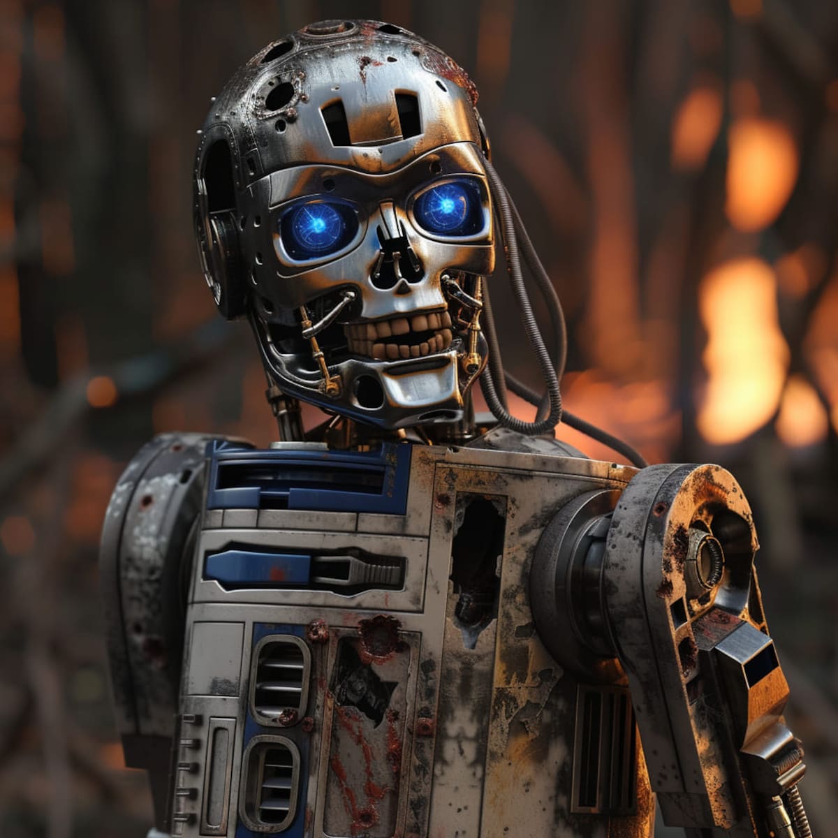 ¿Y si hubiera una mezcla entre R2D2 y Terminator?