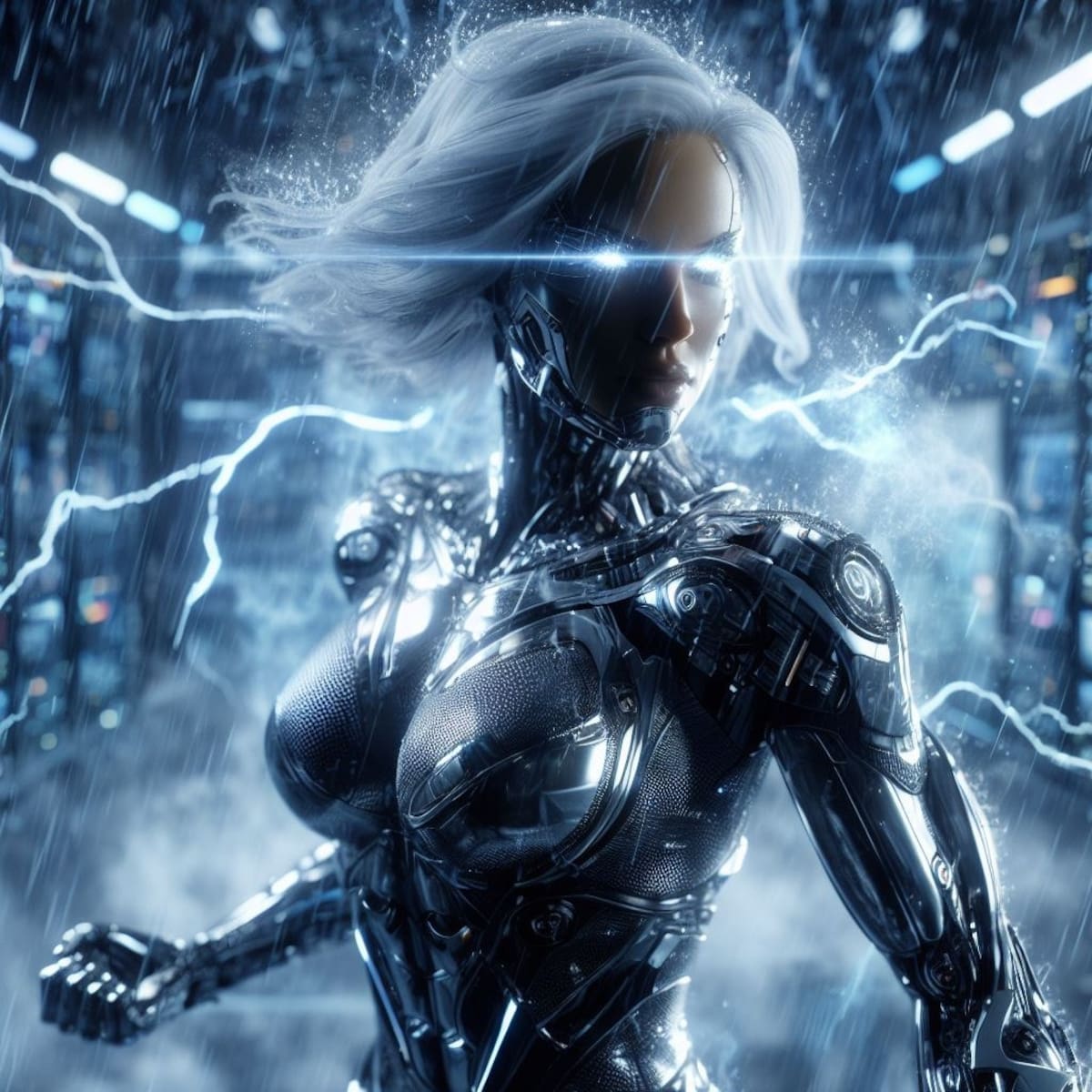 Descubre cómo se verían los personajes de X Men en estilo cyberpunk según una IA.