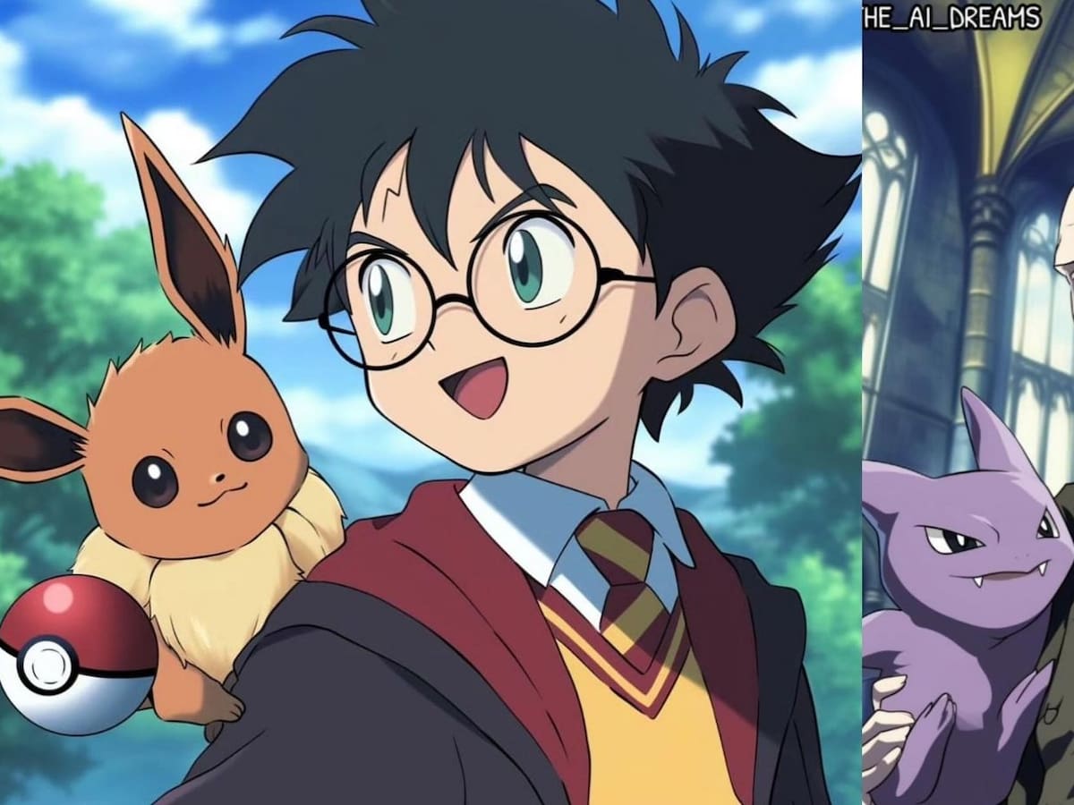 Así se vería “Pokémon” en el universo de Harry Potter según una inteligencia artificial