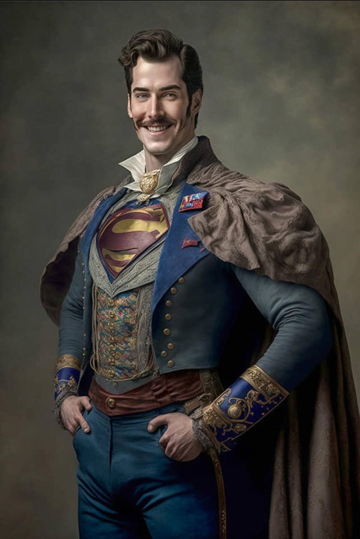 Así se vería superman en la época victoriana según una IA