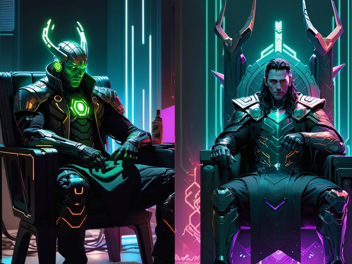 Así se vería Loki en estilo cyberpunk según una inteligencia artificial