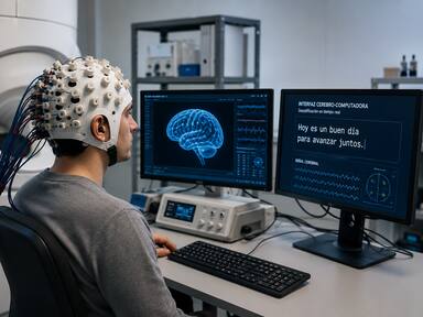 Un sistema no invasivo logra convertir señales cerebrales en texto escrito y acerca una nueva forma de comunicación para personas con parálisis