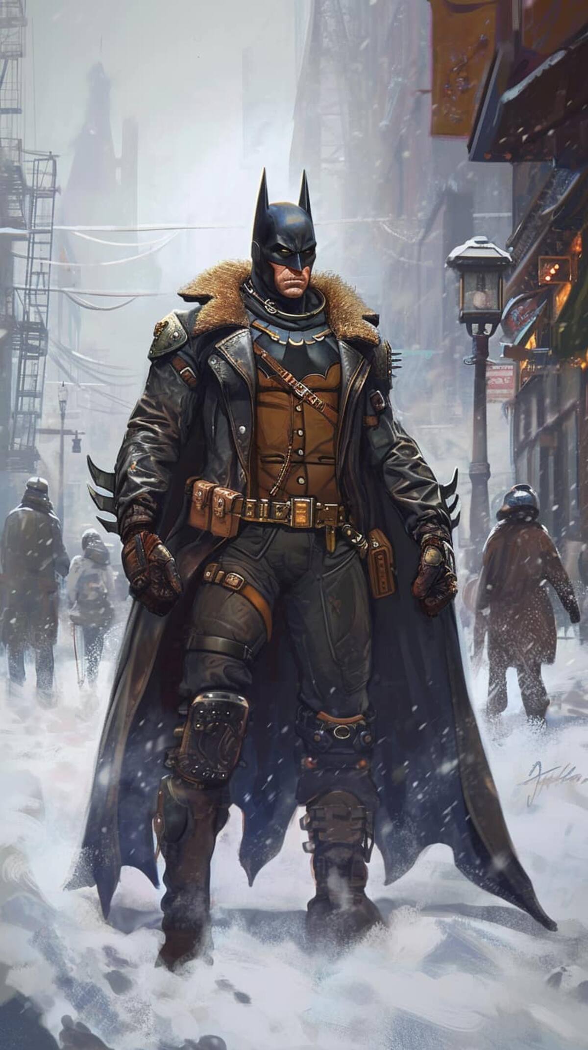 Batman en estilo steampunk según una IA