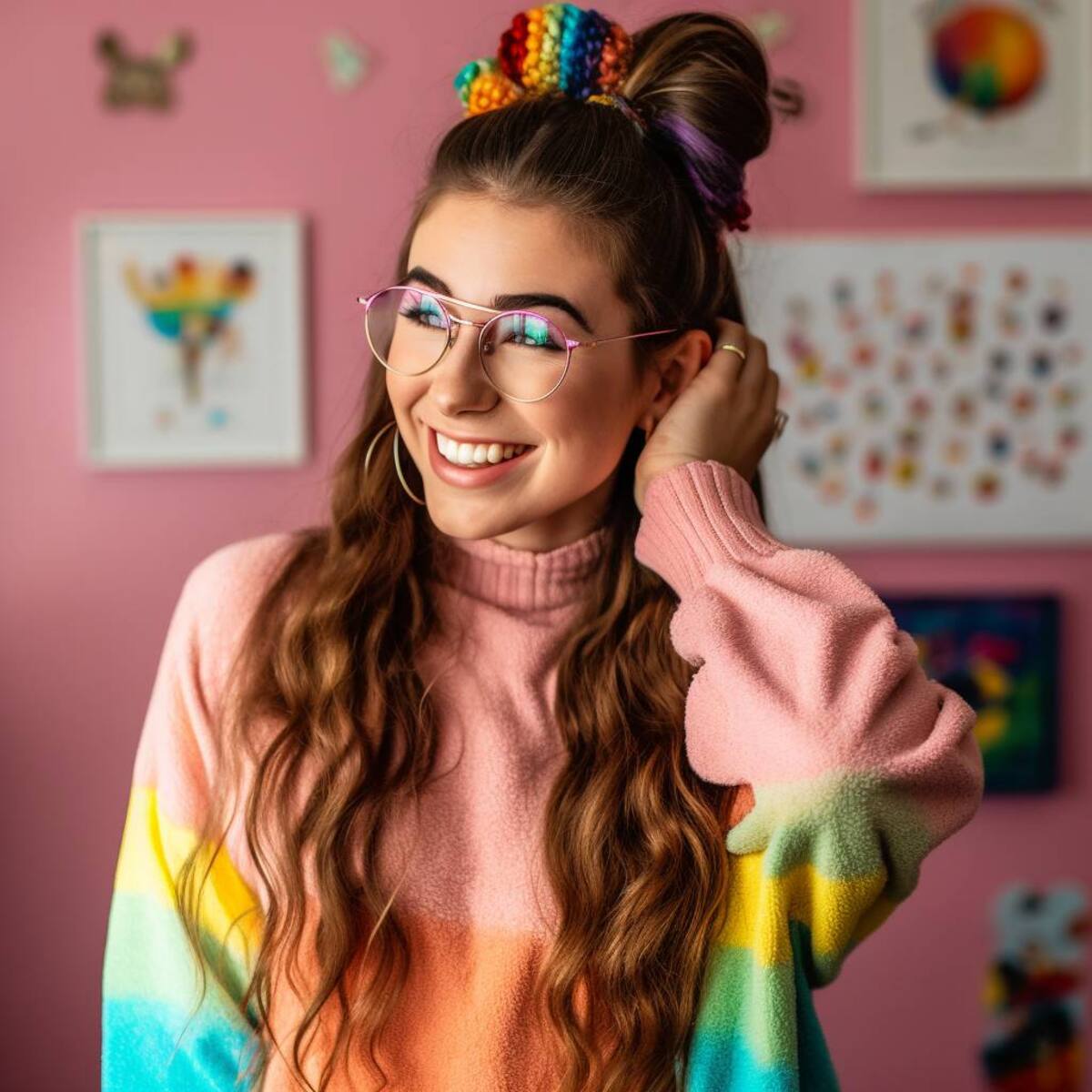 Estas imágenes nos demuestran que si bien podrá crecer, Mabel conservará su personalidad llena de entusiasmo y vitalidad.