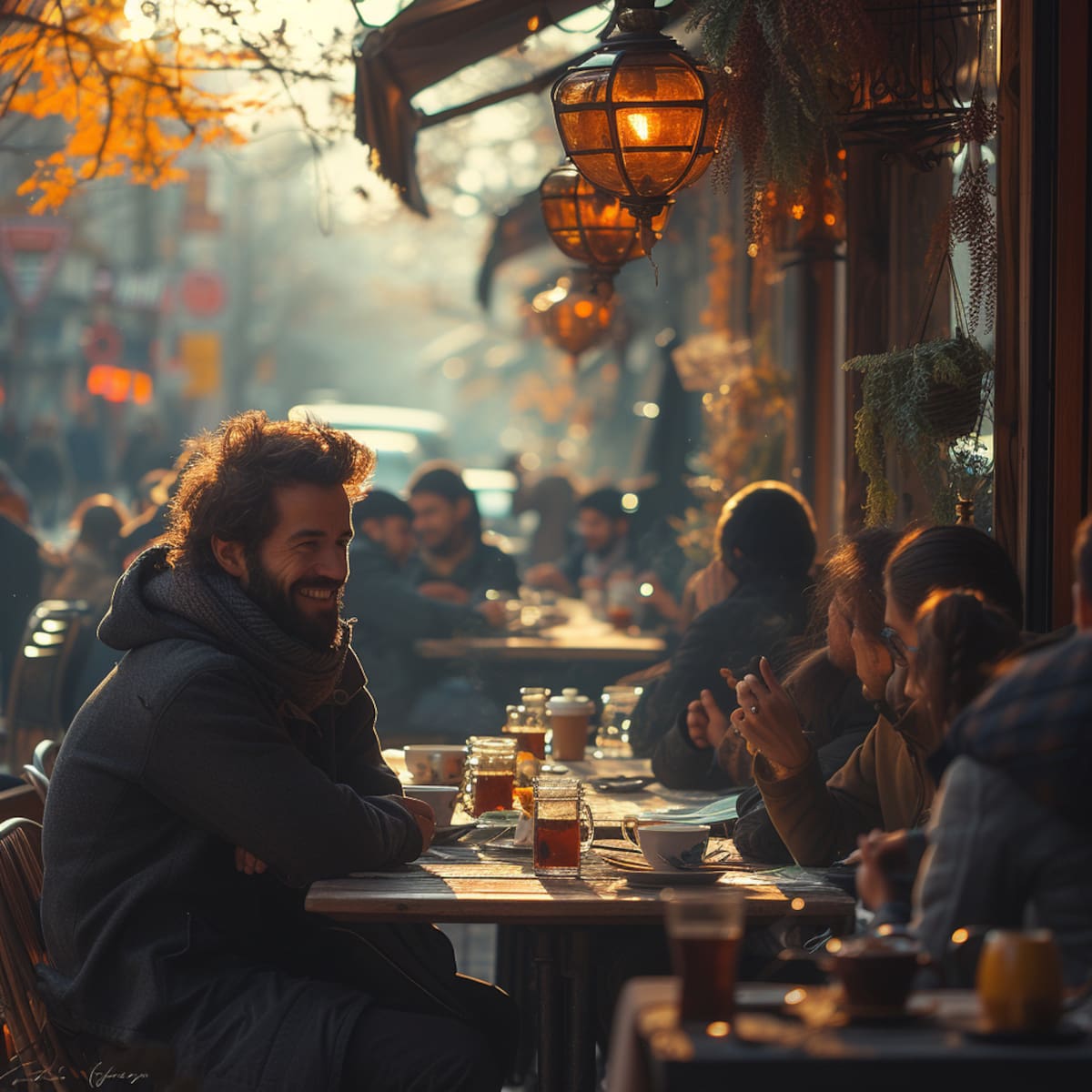 Las cafeterías son puntos de reunión donde la gente convive cara a cara en todo segundo