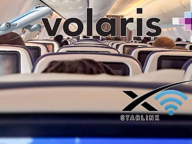 Volaris integrará internet satelital de Starlink en toda su flota desde 2027 para ofrecer conexión rápida durante todo el vuelo