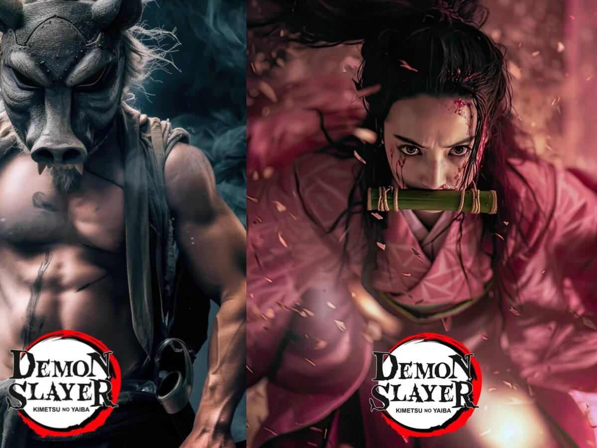 Así se sería ”Demon Slayer” como serie live action de Netflix, según IA