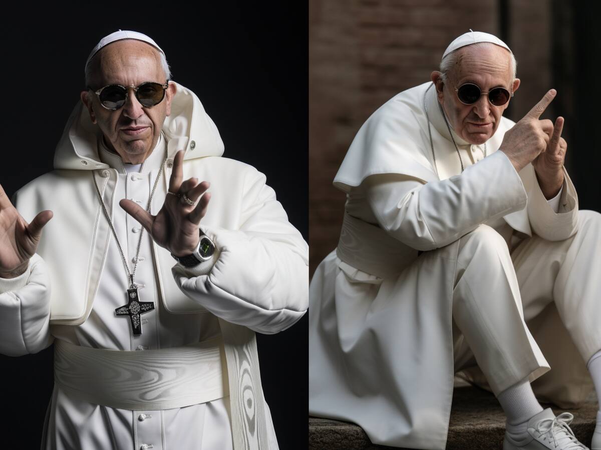 Así se creó la imagen del Papa Francisco usando la inteligencia artificial de Midjourney