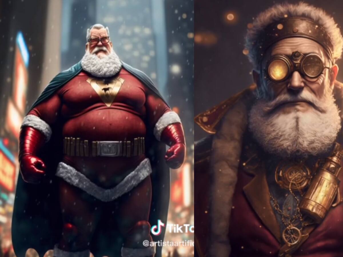 Descubre cómo se vería "Santa Claus" en distintos universos según una inteligencia artificial