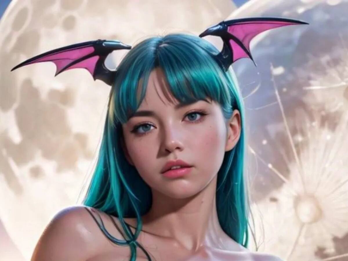 Así se vería Morgana de Darkstalkers en la vida real, según la inteligencia artificial