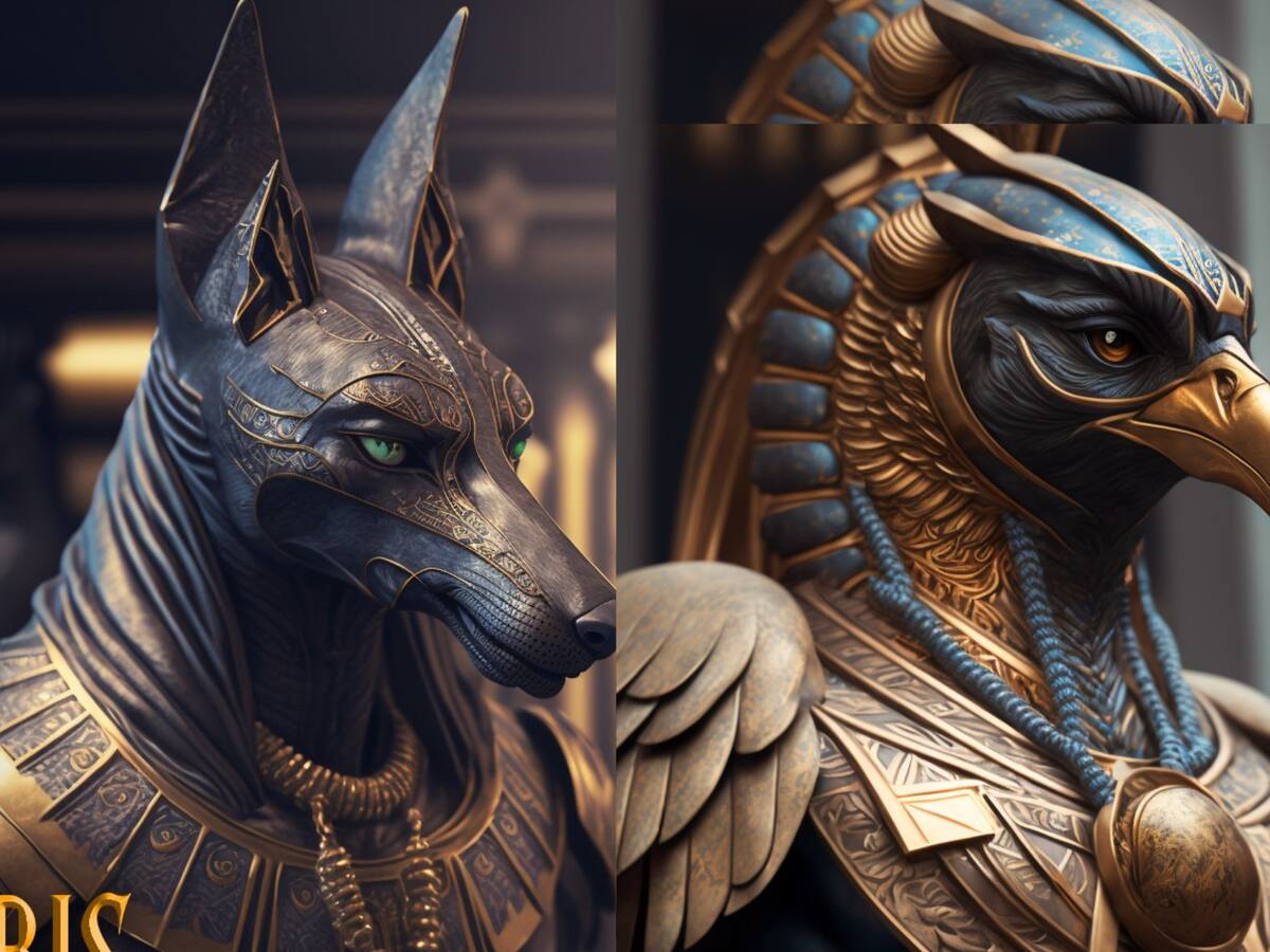 Así se verían los dioses del Antiguo Egipto según una inteligencia artificial