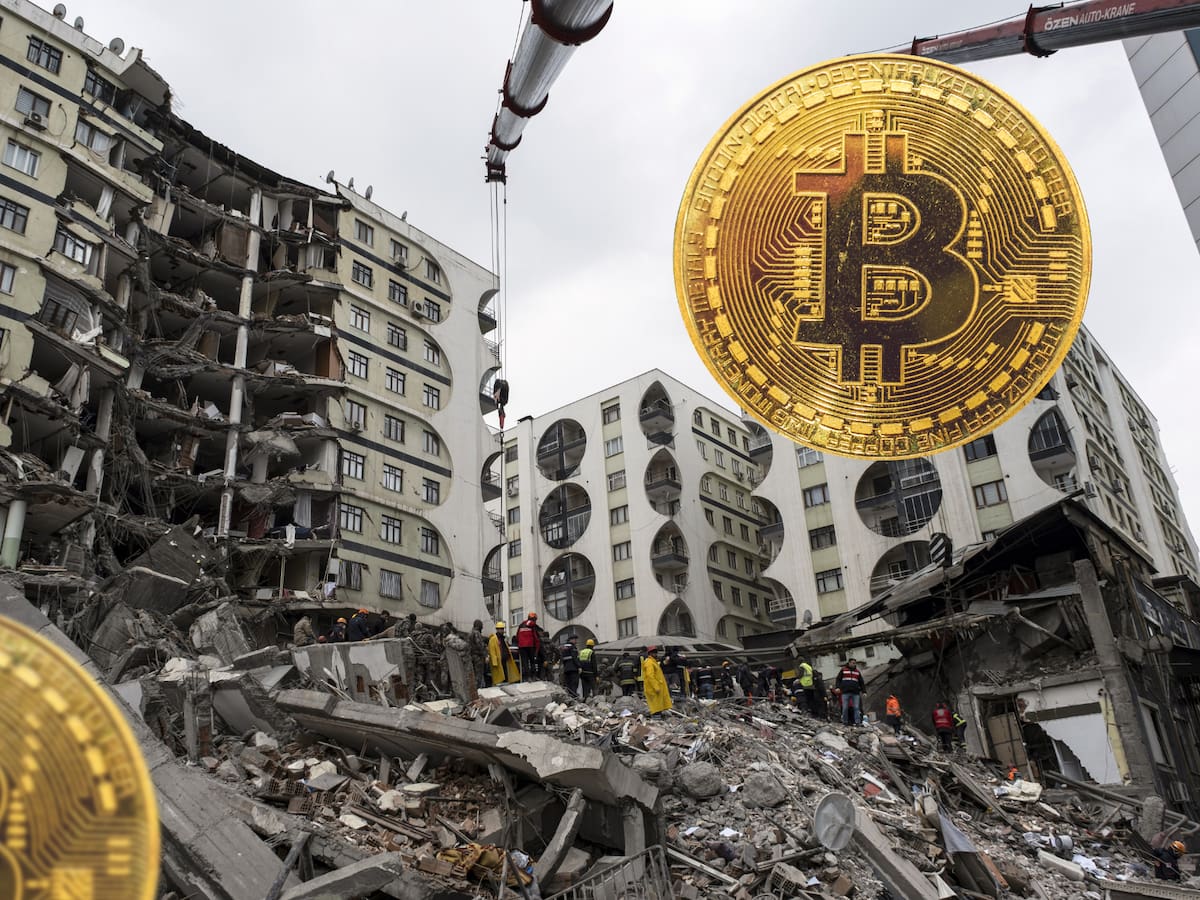 Terremoto en Turquía y Siria: Inicia recaudación de Bitcoins en beneficio a las víctimas