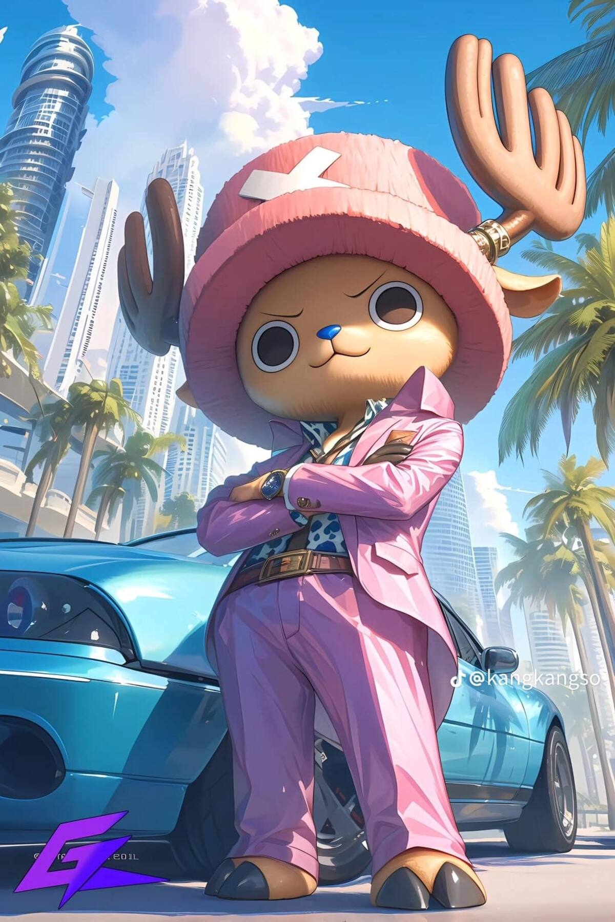 Chopper en el universo de GTA según una IA