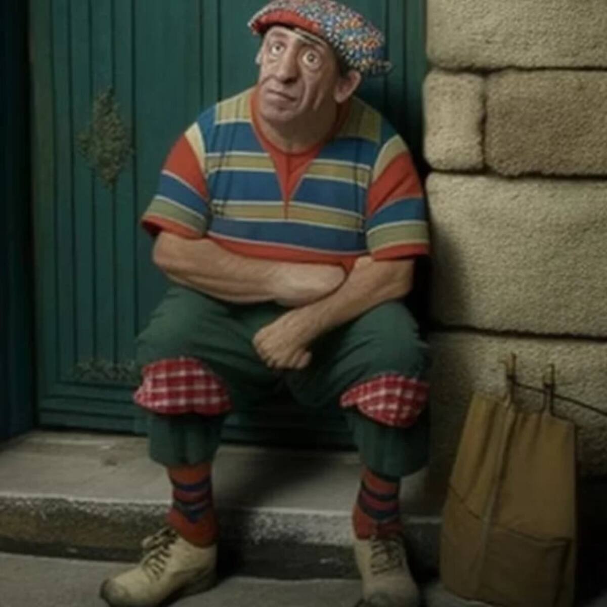 Fenómeno cultural latinoamericano. El Chavo, interpretado por Bolaños, es un niño en la vecindad, pero su actor es un adulto.