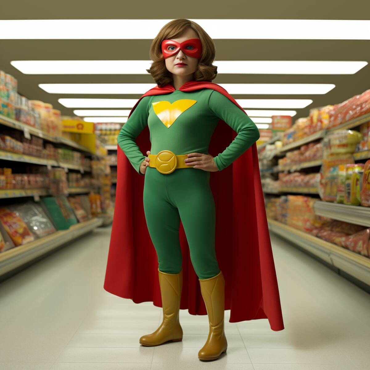 En la mayoría de sus apariciones, Mamá Lucha reta a los productos con altos precios a combatir en un ring de lucha libre.