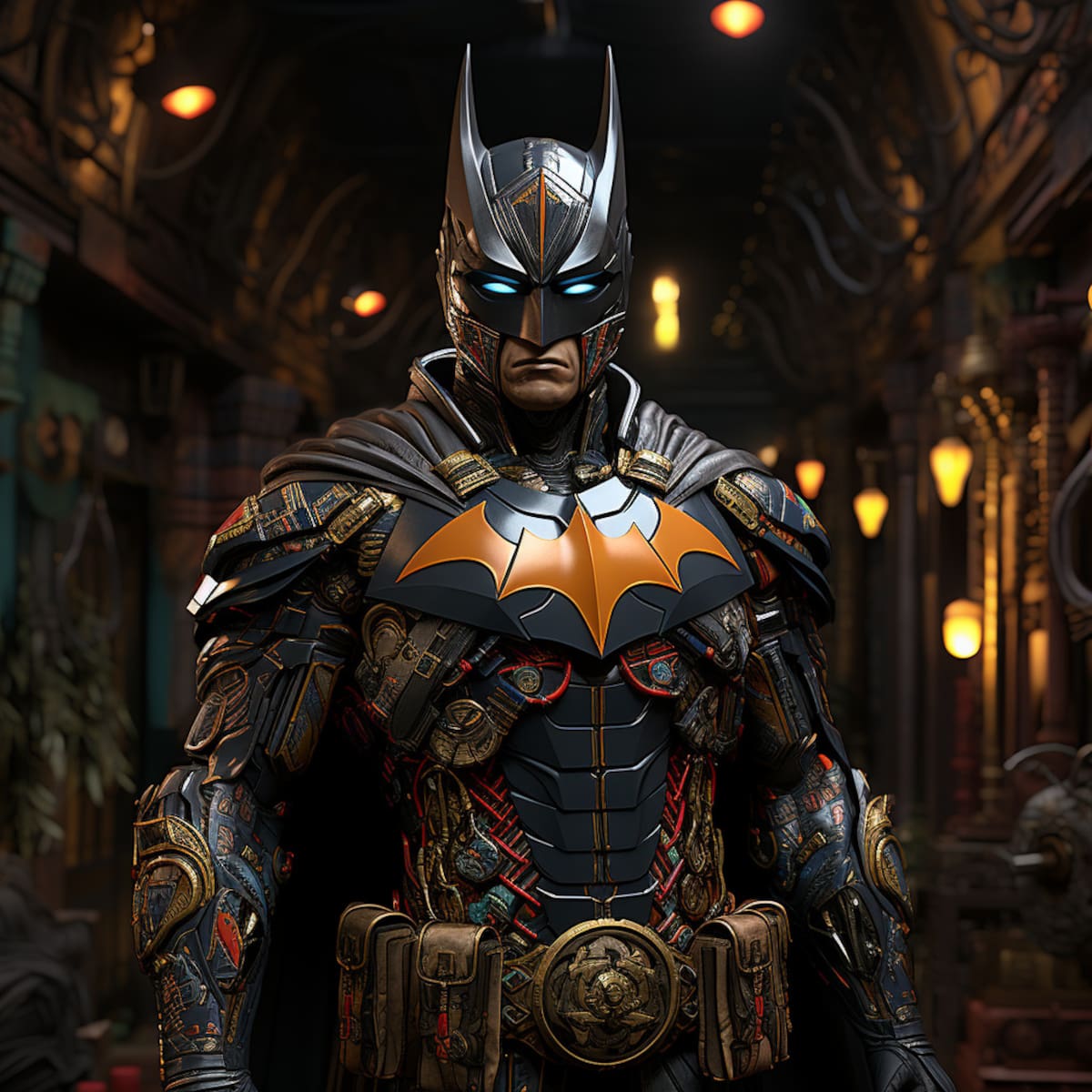 La inteligencia artificial nos muestra cómo se vería Batman en el imperio azteca