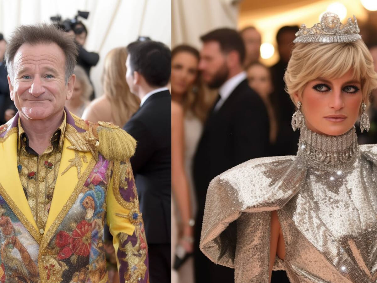 Freddie Mercury, Robin Williams y otras celebridades son 'revividas' por IA para la Met Gala